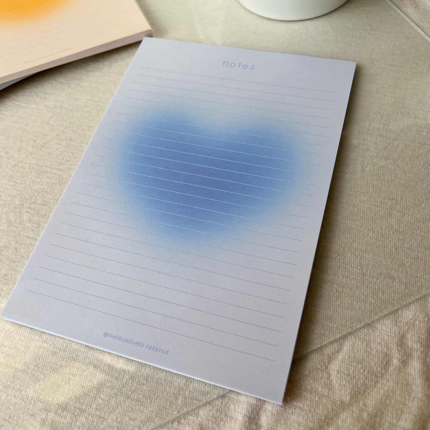 Heart Aura Notepad, Lined