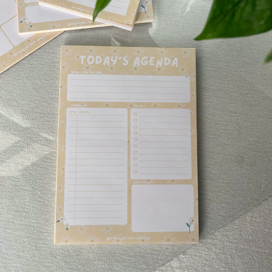 Spring Daily Planner Pad
