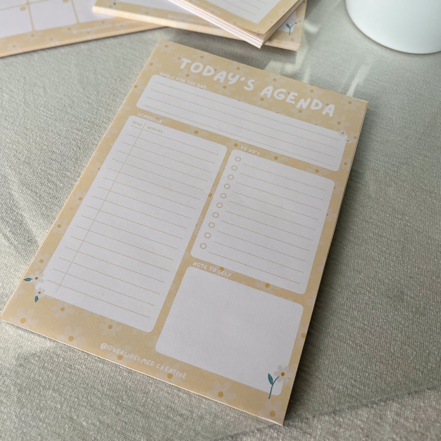 Spring Daily Planner Pad