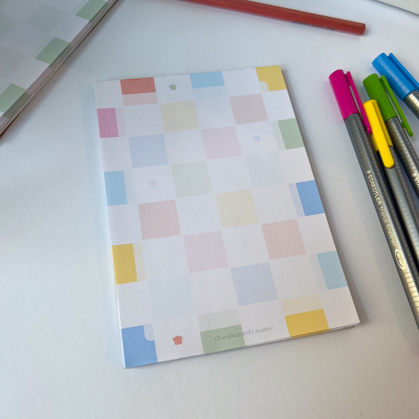 Colorful & Cute Notepad, Multicolored