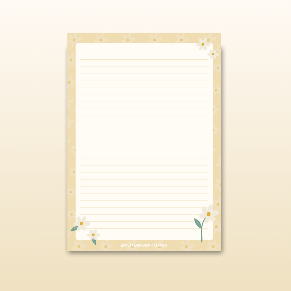 Spring Notepad, Lined